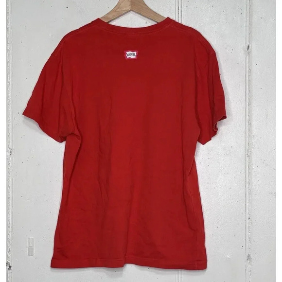 BBC Billionaire Boys Club Ice Cream T-shirt Running Dog Diamond Red Men's L‎ Y2K - Picture 3 of 7